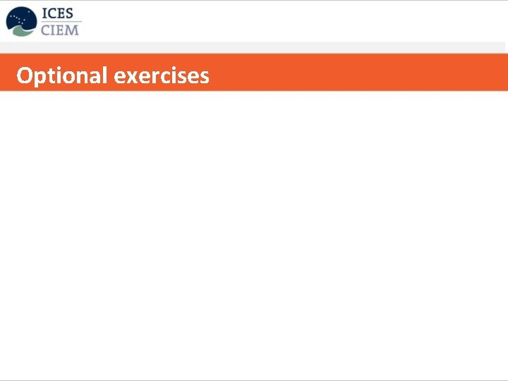 Optional exercises Copy table to excel 