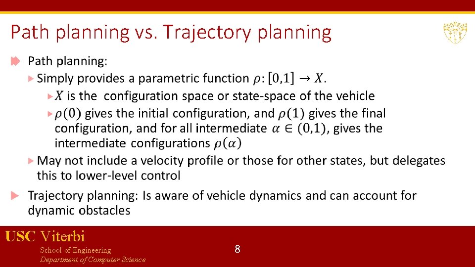 Autonomous CyberPhysical Systems Decisionmaking and planning Spring 2018