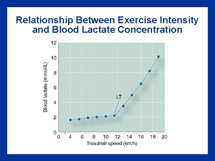 Relationship Between Exercise Intensity and Blood Lactate Concentration 