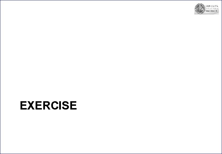 EXERCISE 
