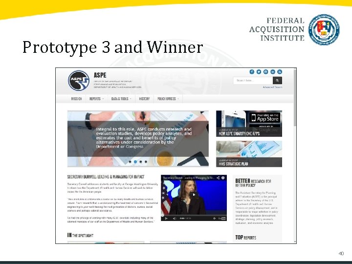 Prototype 3 and Winner 40 