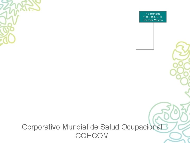 J. J. Hurtado Vice Pdte. R. H. Unilever México Corporativo Mundial de Salud Ocupacional