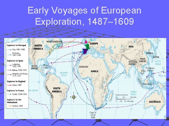 Early Voyages of European Exploration, 1487– 1609 
