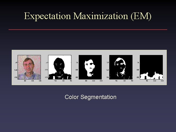 Expectation Maximization (EM) Color Segmentation 