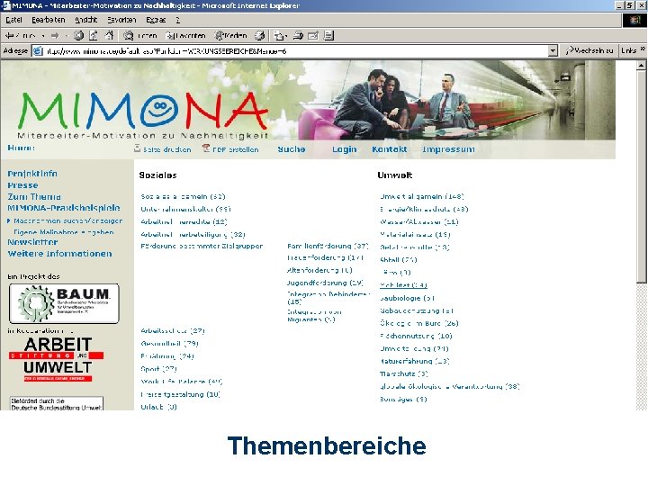 Themenbereiche 