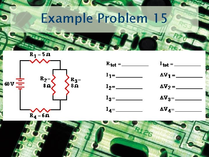 Example Problem 15 