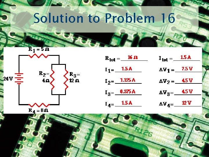 Solution to Problem 16 