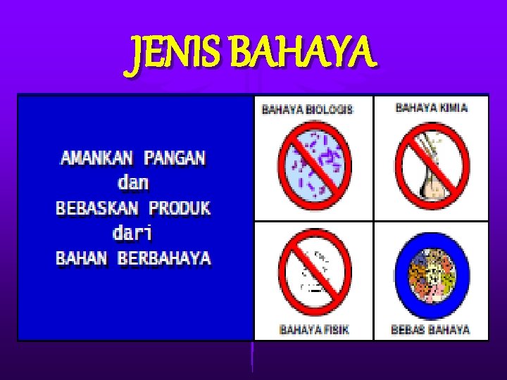 JENIS BAHAYA 