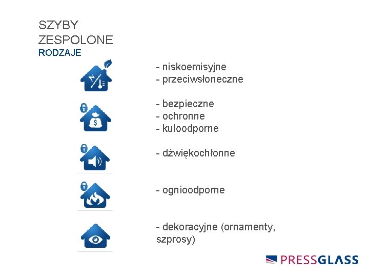 SZYBY ZESPOLONE RODZAJE - niskoemisyjne - przeciwsłoneczne - bezpieczne - ochronne - kuloodporne -