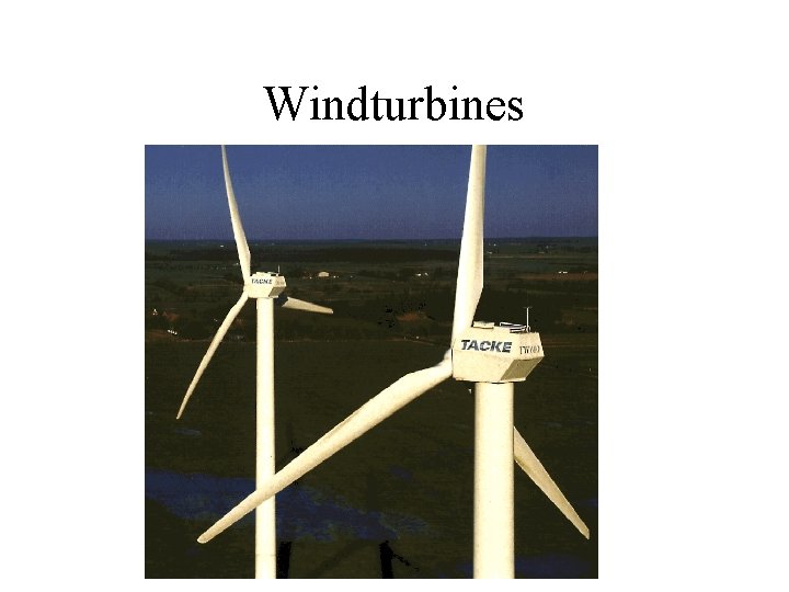 Windturbines 