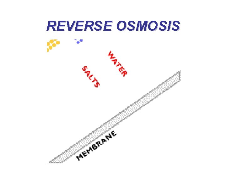 REVERSE OSMOSIS 