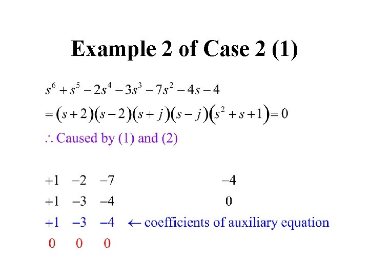 Example 2 of Case 2 (1) 