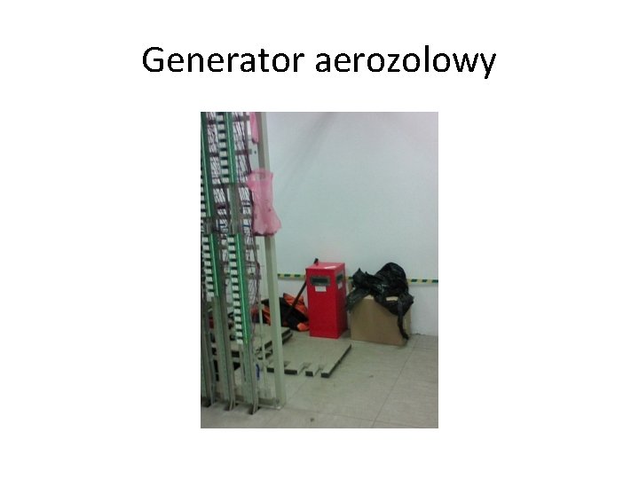 Generator aerozolowy 