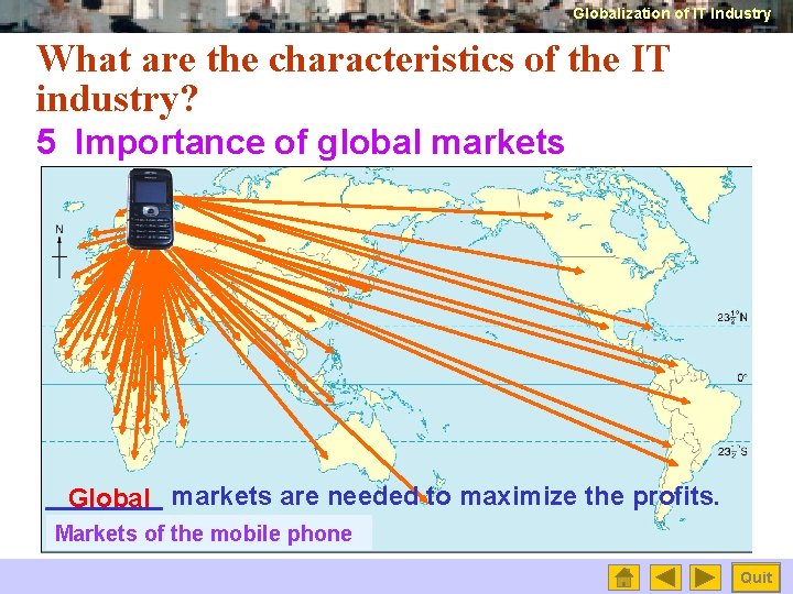 Globalization of IT Industry What are the characteristics of the IT industry? 5 Importance