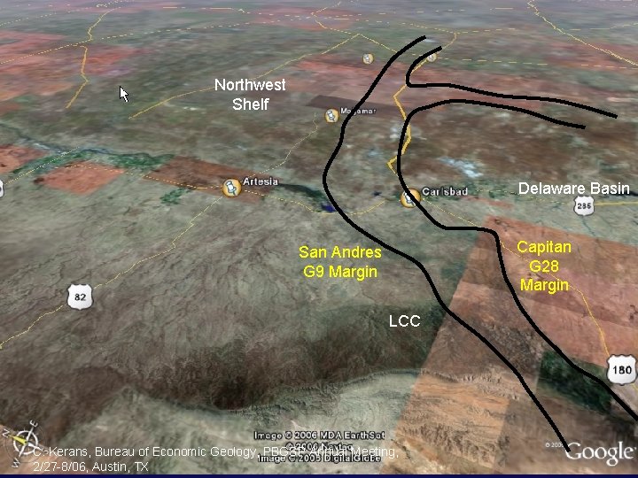 Outcrop to Subsurface – Google It! Northwest Shelf Delaware Basin Capitan G 28 Margin