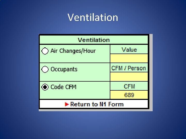 Ventilation 