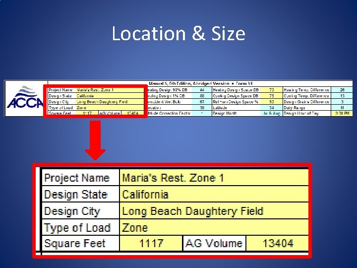 Location & Size 