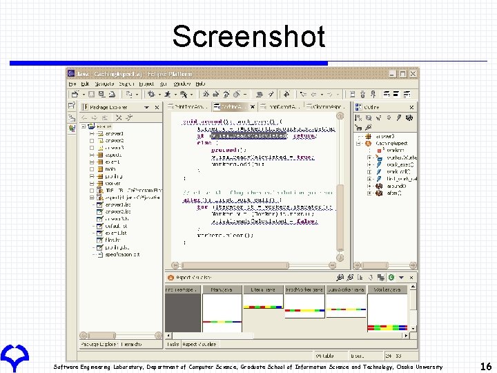 Screenshot Software Engineering Laboratory, Department of Computer Science, Graduate School of Information Science and