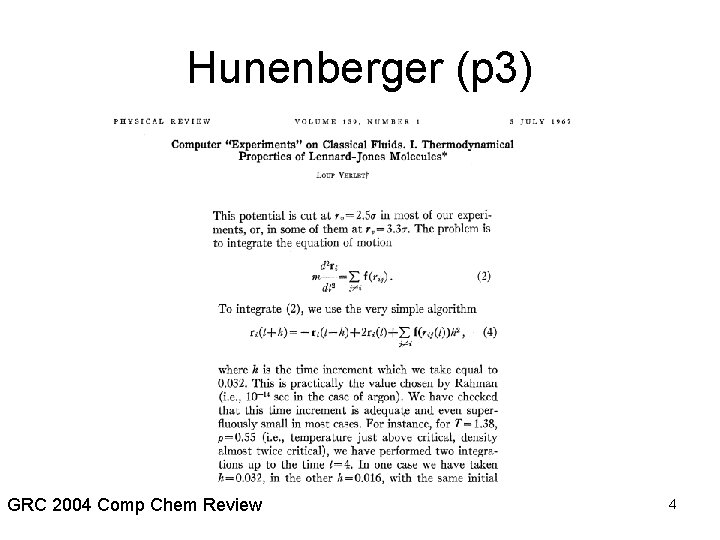 Hunenberger (p 3) GRC 2004 Comp Chem Review 4 