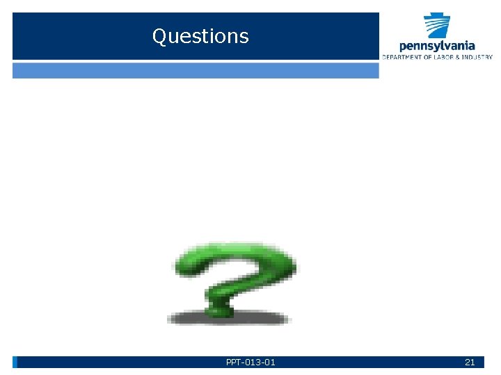 Questions PPT-013 -01 21 