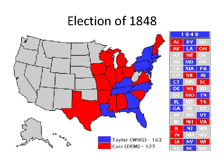 Election of 1848 