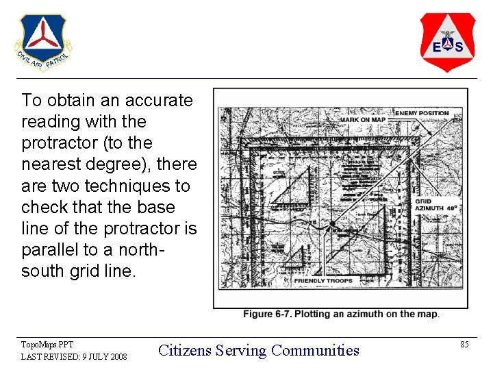 To obtain an accurate reading with the protractor (to the nearest degree), there are