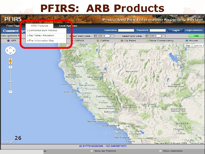 PFIRS: ARB Products 26 