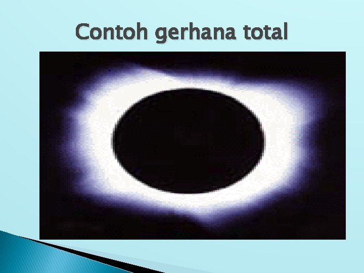 Contoh gerhana total 