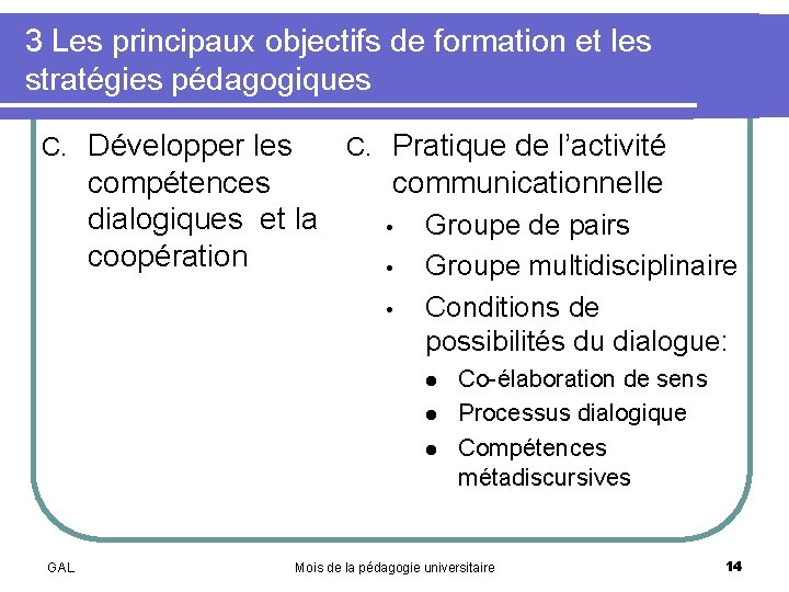 Former lthique quels objectifs pdagogiques Georges A Legault
