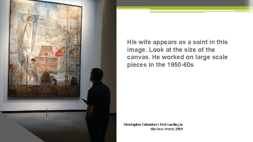His wife appears as a saint in this image. Look at the size of His wife appears as a saint in this image. Look at the size of
