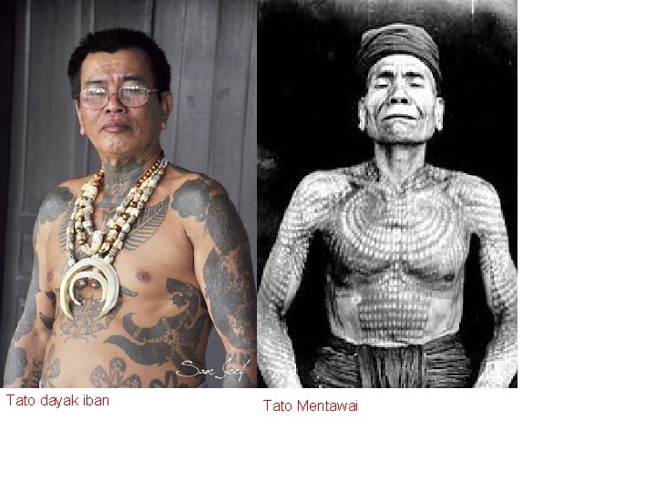 Tato dayak iban Tato Mentawai 