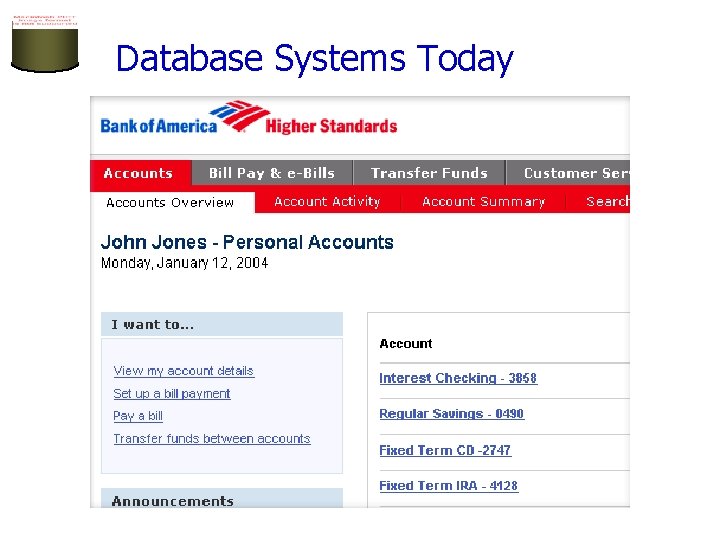 Database Systems Today 