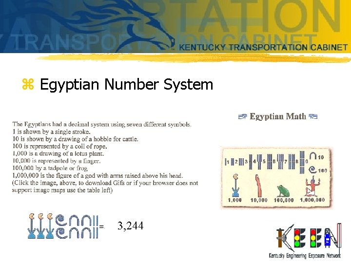 z Egyptian Number System 3, 244 z Egyptian Number System 3, 244