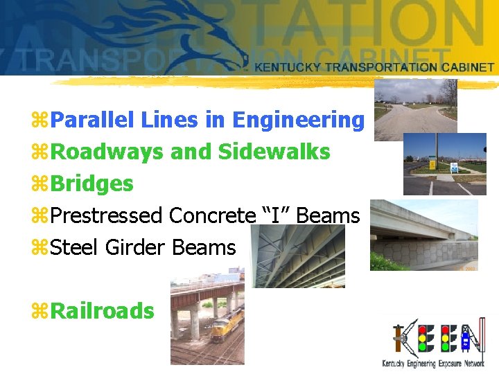 z. Parallel Lines in Engineering z. Roadways and Sidewalks z. Bridges z. Prestressed Concrete z. Parallel Lines in Engineering z. Roadways and Sidewalks z. Bridges z. Prestressed Concrete