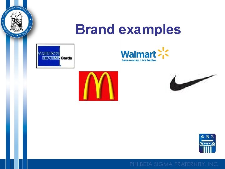 Brand examples 