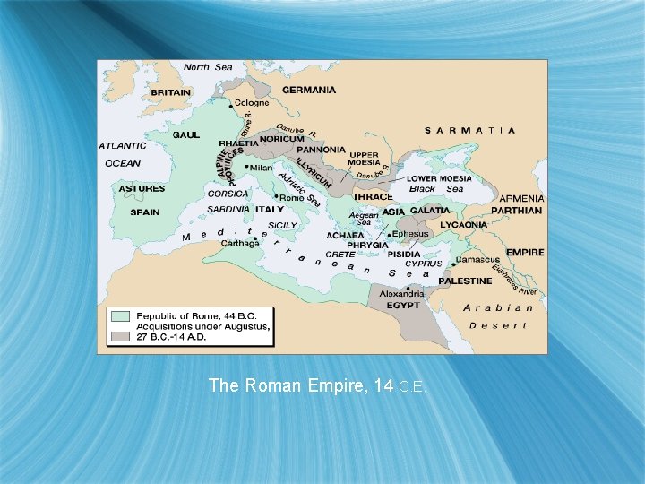 The Roman Empire, 14 C. E. 