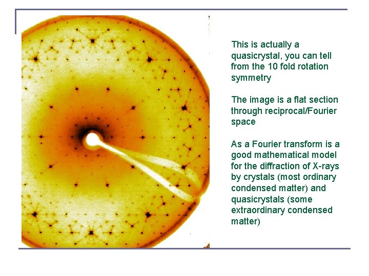 This is actually a quasicrystal, you can tell from the 10 fold rotation symmetry