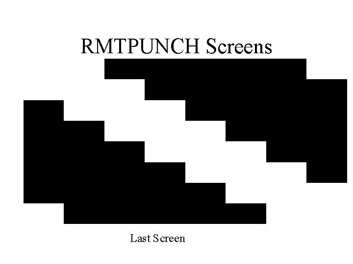 RMTPUNCH Screens Last Screen 