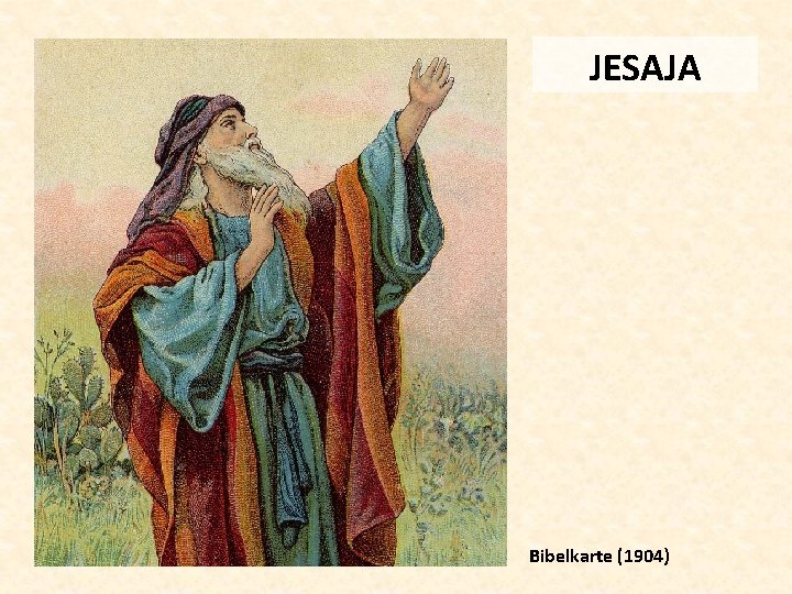 JESAJA Bibelkarte (1904) 