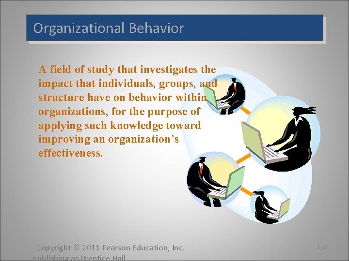 Organizational Behavior A field of study that investigates the impact that individuals, groups, and Organizational Behavior A field of study that investigates the impact that individuals, groups, and