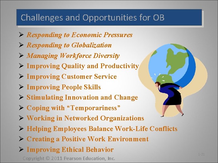 Challenges and Opportunities for OB Ø Ø Ø Responding to Economic Pressures Responding to Challenges and Opportunities for OB Ø Ø Ø Responding to Economic Pressures Responding to