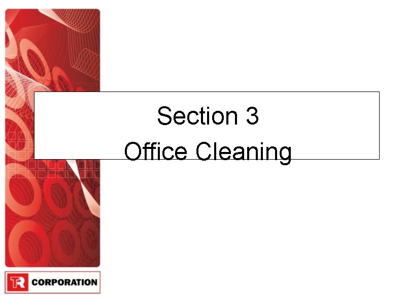 Section 3 Office Cleaning 