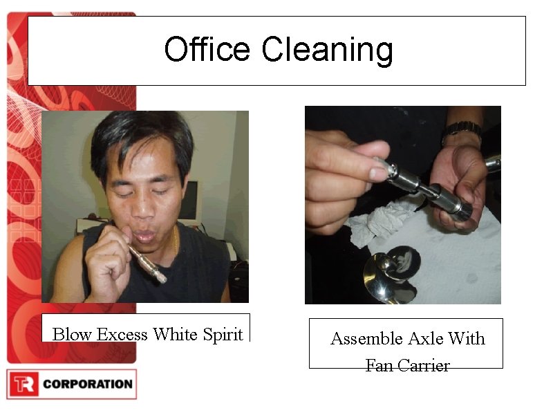 Office Cleaning Blow Excess White Spirit Assemble Axle With Fan Carrier 