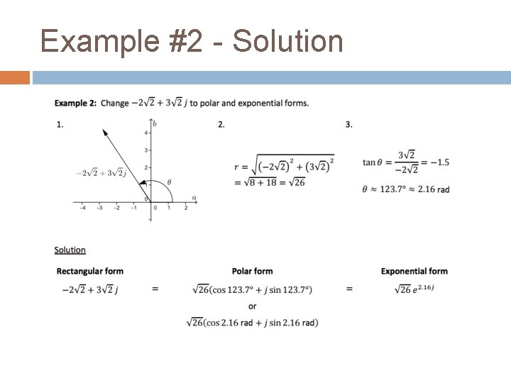Example #2 - Solution 