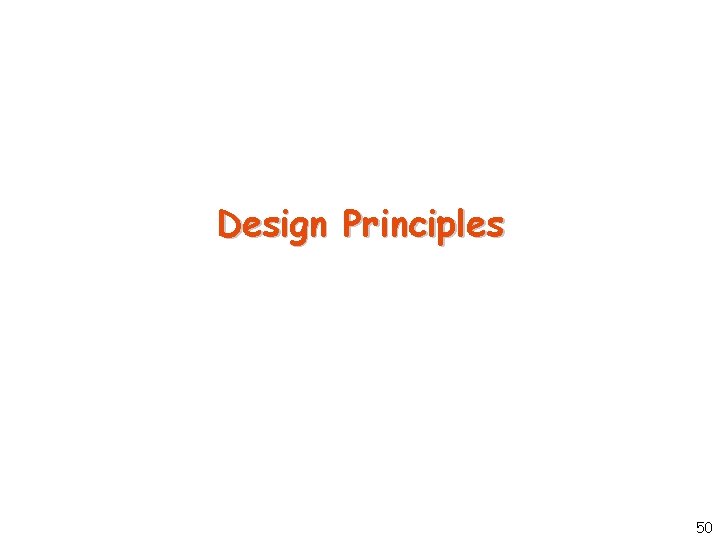 Design Principles 50 