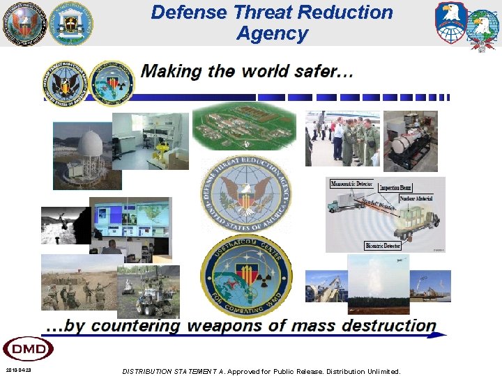 Defense Threat Reduction Agency Replace with To be released DTRA Org chart after Public