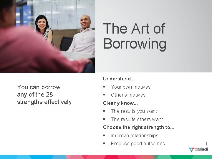 The Art of Borrowing Understand. . . You can borrow any of the 28