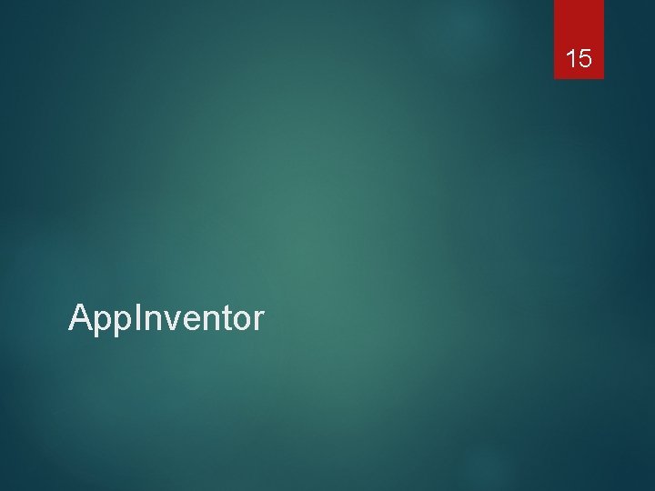 15 App. Inventor 