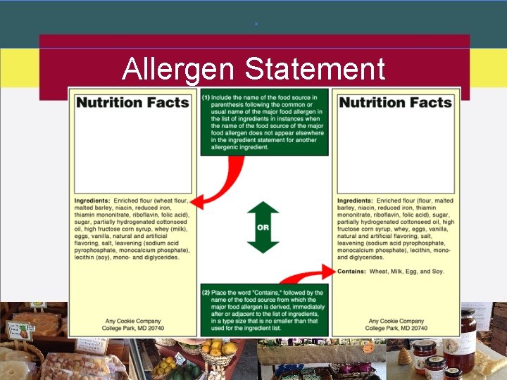 Allergen Statement Allergen Statement
