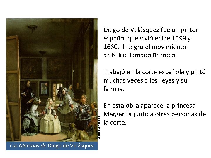 Diego de Velásquez fue un pintor español que vivió entre 1599 y 1660. Integró